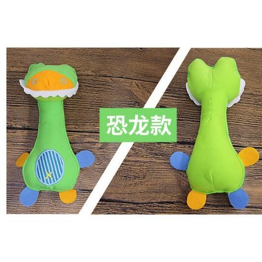 寵物發聲玩具 猴子，恐龍，小鹿內置搖鈴寵物毛絨玩具-細節圖6