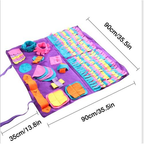 嗅聞墊可愛裙子款50x70CM 狗狗玩具 慢食墊緩解壓力遊戲用-細節圖4