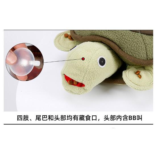 可愛又好玩縮頭烏龜聞嗅發聲玩具 漏食玩具 狗狗玩具 益智玩具-細節圖6