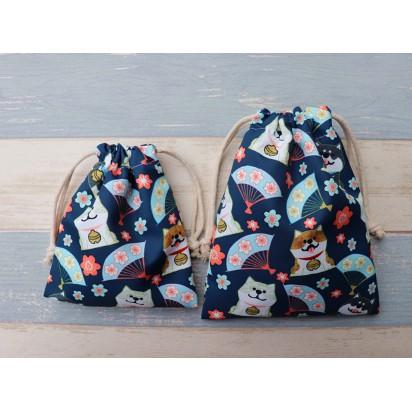 防水柴犬包包，束口包 手機包 化妝包 柴犬零錢包-細節圖3