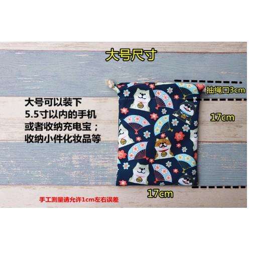 防水柴犬包包，束口包 手機包 化妝包 柴犬零錢包-細節圖7