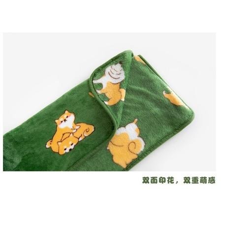 「台灣出貨」柴犬毛毯 保暖毛毯 法蘭絨毛毯 柴犬圖案毛毯-細節圖6
