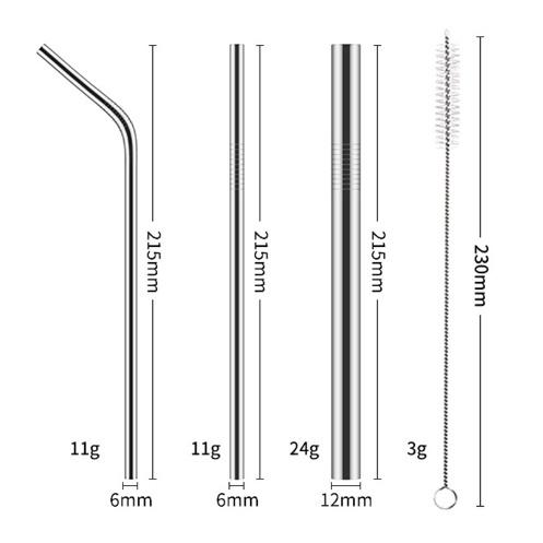 食品級304不銹鋼吸管+吸管刷套組-細節圖4