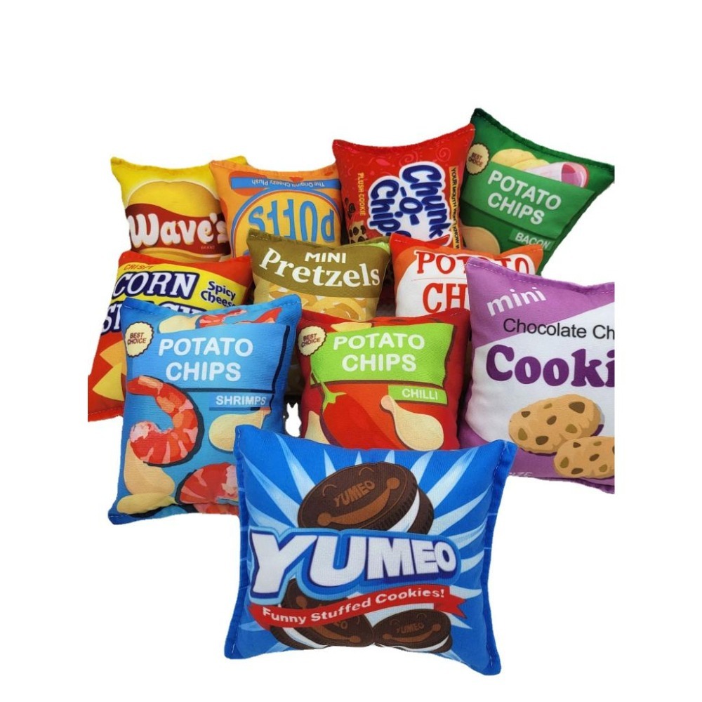 仿真洋芋片發聲寵物玩具 響紙玩具 吸引狗狗的塑膠袋聲玩具-細節圖2