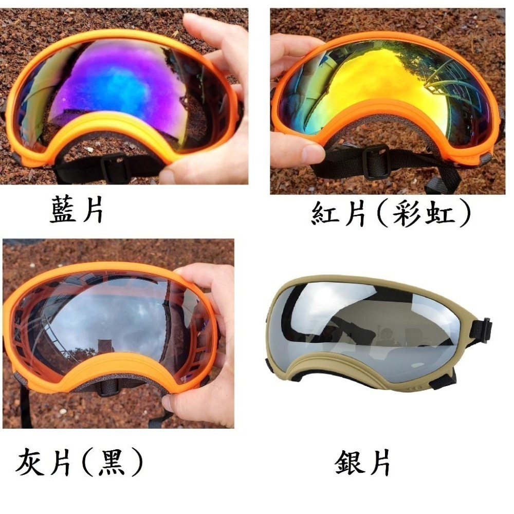 寵物護目鏡 狗狗墨鏡 防風鏡 抗UV 紫外線防護眼鏡-細節圖3