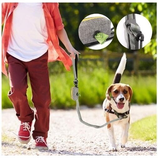 寵物拾便袋 雙拉鏈加大空間除放狗狗撿便袋還能裝其他物品-細節圖2