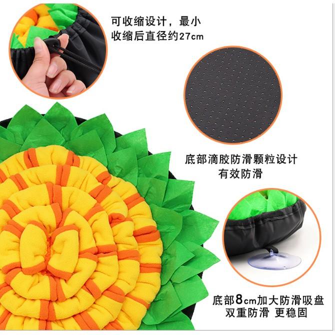 可收縮嗅聞寵物墊 可成碗狀直接當慢食碗使用 發泄精力玩具-細節圖3