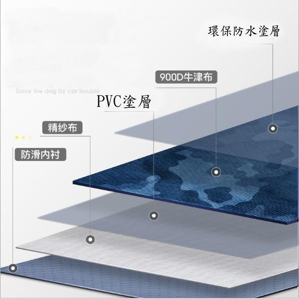 高檔汽車寵物坐墊 900D加厚防水耐磨汽車寵物座墊多用款可當野餐墊使用-細節圖9