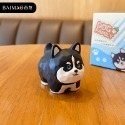 木雕風狗狗模型  可愛柴犬擺件 哈士奇 柯基擺飾 送禮物推薦-規格圖11