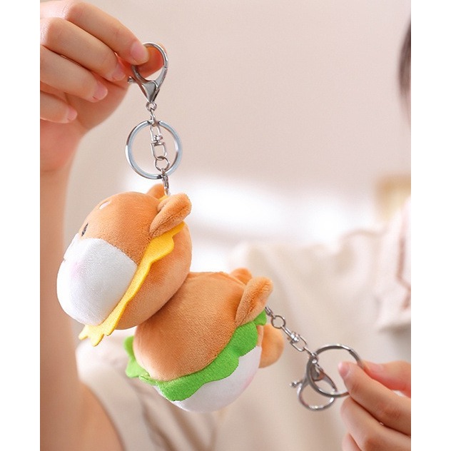 當我們碰在一起 誰吸引誰 可愛柴犬吊飾 內附磁鐵 送另一伴互相吸引 柴犬鑰匙圈-細節圖2