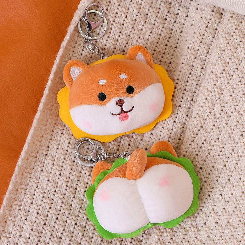 當我們碰在一起 誰吸引誰 可愛柴犬吊飾 內附磁鐵 送另一伴互相吸引 柴犬鑰匙圈-細節圖5