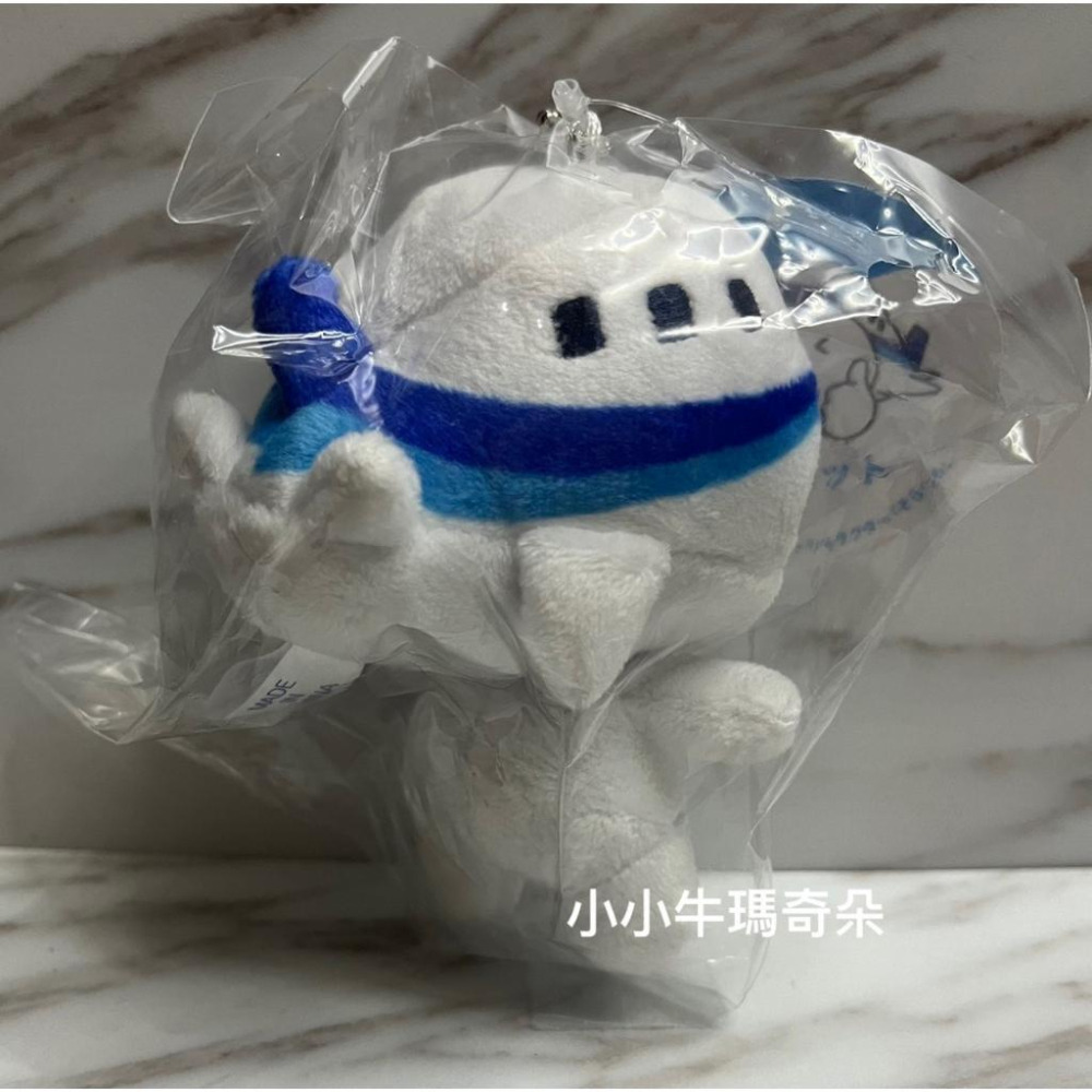 ~小小牛瑪奇朵~ANA日本全日空航空LINE 官方帳號人氣角色“Soratchi”娃娃 絨毛玩偶吊飾-細節圖2