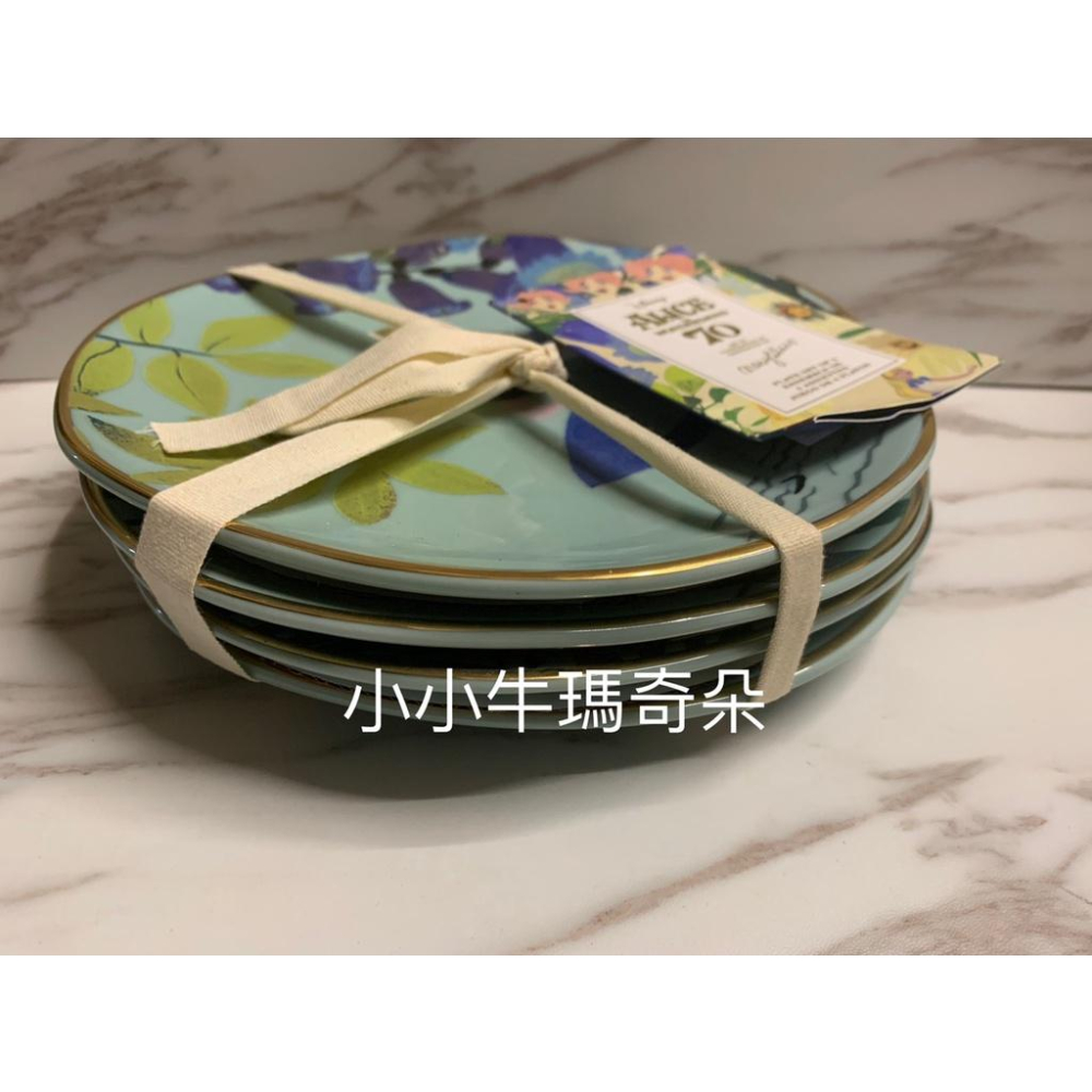 ～小小牛瑪奇朵～美國迪士尼Disney 愛麗絲夢遊仙境70週年限定款盤子組 點心盤組-細節圖2