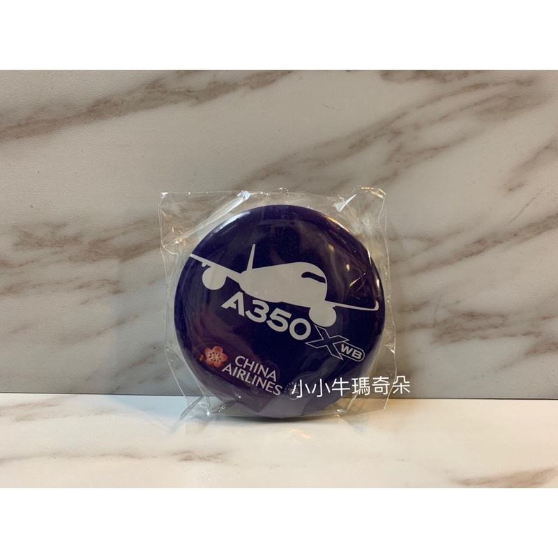 ~小小牛瑪奇朵~CAL中華航空CHINA AIRLINES 華航圓形磁鐵 文件夾 波音 777 空中巴士A350XWB-細節圖2