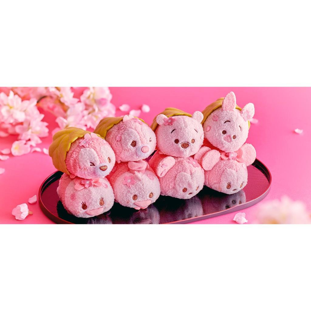 ~小小牛瑪奇朵~2020日本東京迪士尼櫻花系列TSUM TSUM 組米奇米妮 維尼小豬 奇奇蒂蒂 唐老鴨黛西-細節圖2
