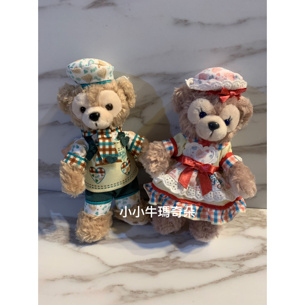 ~小小牛瑪奇朵~2020日本東京海洋迪士尼DISNEY情人節系列達菲DUFFY雪莉玫吊飾組 站姿組 坐姿組-規格圖3