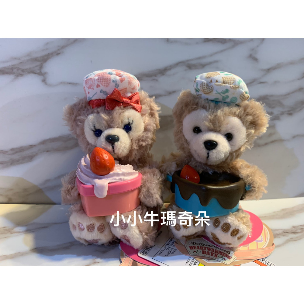 ~小小牛瑪奇朵~2020日本東京海洋迪士尼DISNEY情人節系列達菲DUFFY雪莉玫吊飾組 站姿組 坐姿組-規格圖3