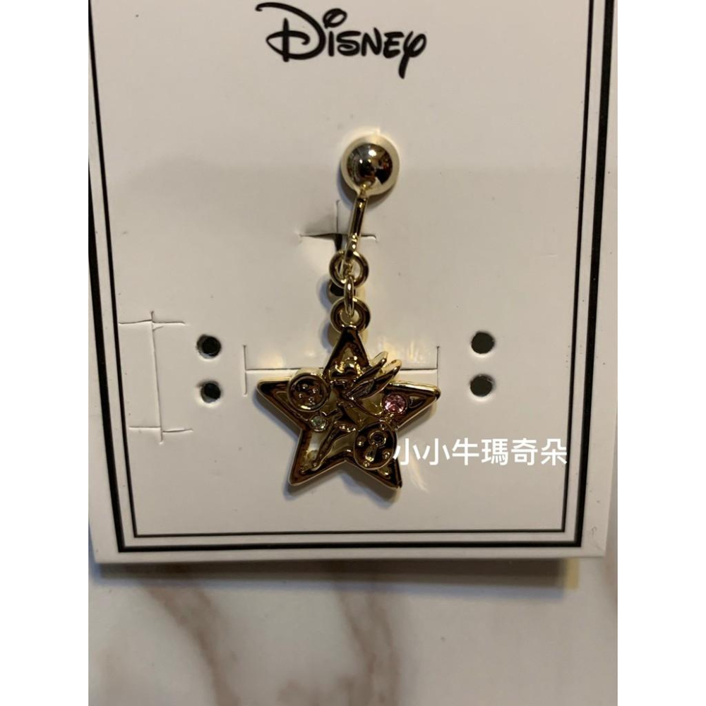 小小牛瑪奇朵~日本東京迪士尼米奇 小精靈單耳耳環-細節圖2