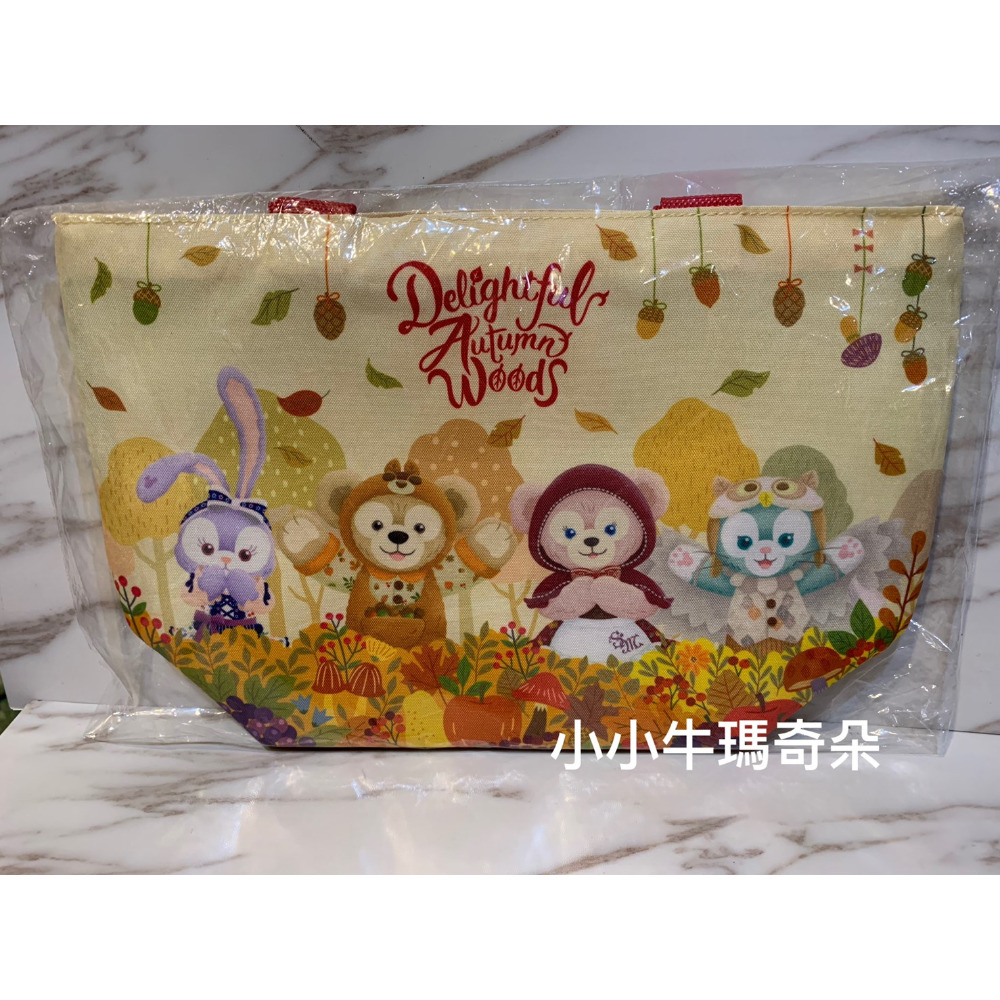 ~小小牛瑪奇朵~2019日本東京海洋迪士尼秋季大冒險系列達菲duffy雪莉玫史黛拉兔珠扣零錢包點心袋 便當袋 手機殼套-規格圖9