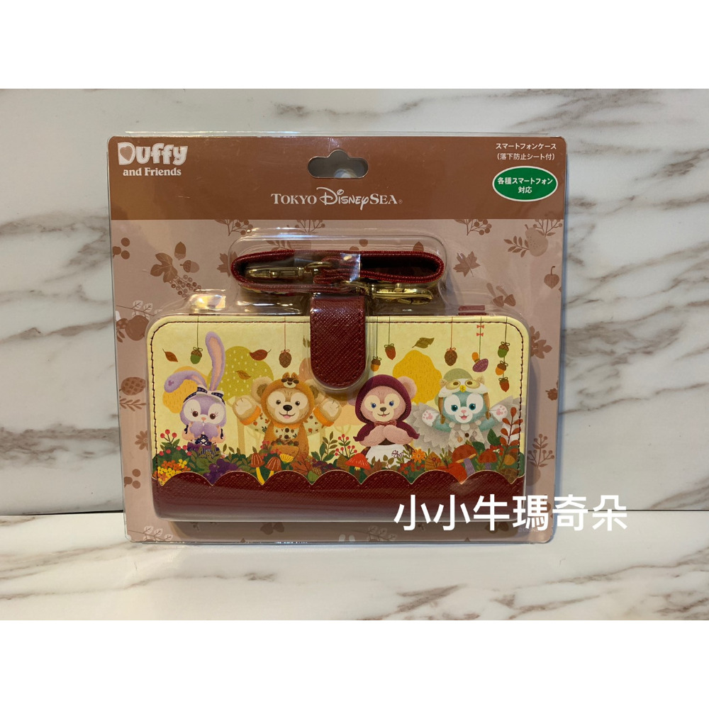 ~小小牛瑪奇朵~2019日本東京海洋迪士尼秋季大冒險系列達菲duffy雪莉玫史黛拉兔珠扣零錢包點心袋 便當袋 手機殼套-規格圖9