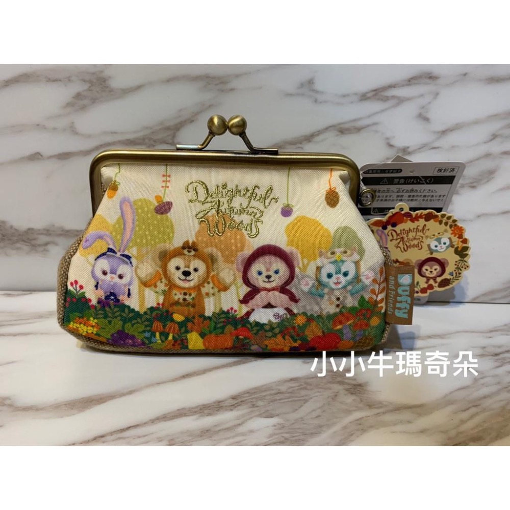 ~小小牛瑪奇朵~2019日本東京海洋迪士尼秋季大冒險系列達菲duffy雪莉玫史黛拉兔票卡零錢包 珠扣零錢包-細節圖5