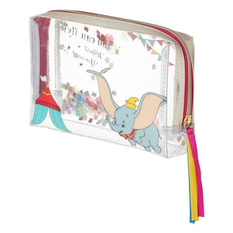 ~小小牛瑪奇朵~日本Francfranc For Disney 迪士尼小飛象DUMBO透明收納包 化妝包-細節圖6