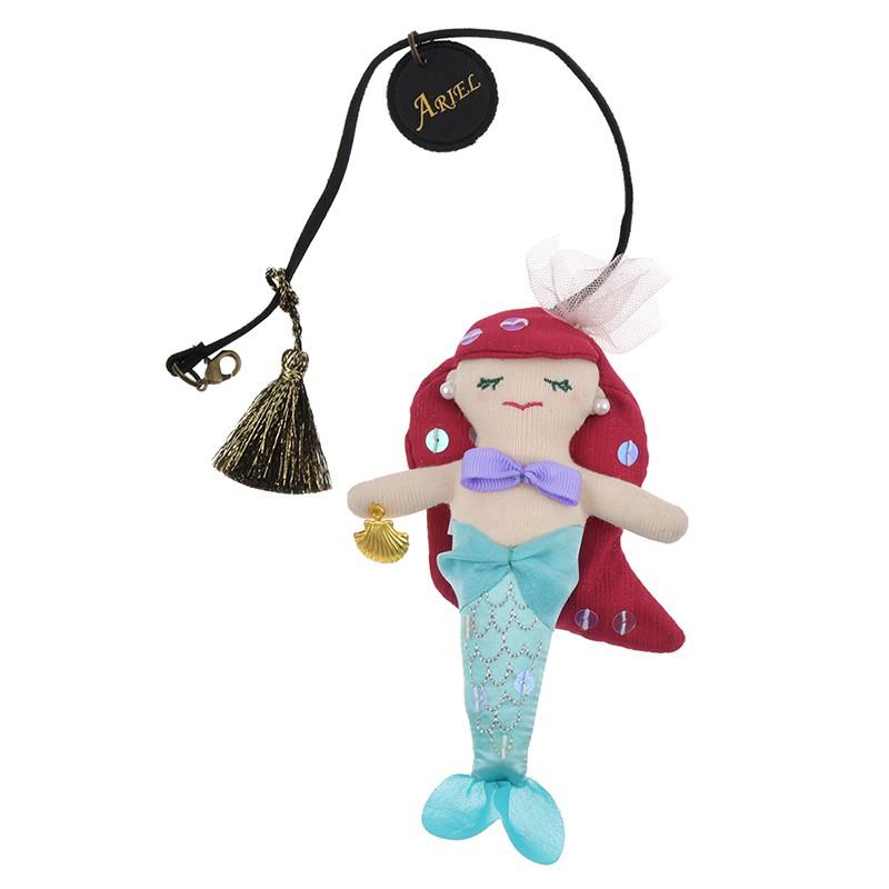 小小牛瑪奇朵~日本迪士尼小美人魚Ariel 娃娃造型鑰匙鍊-細節圖2