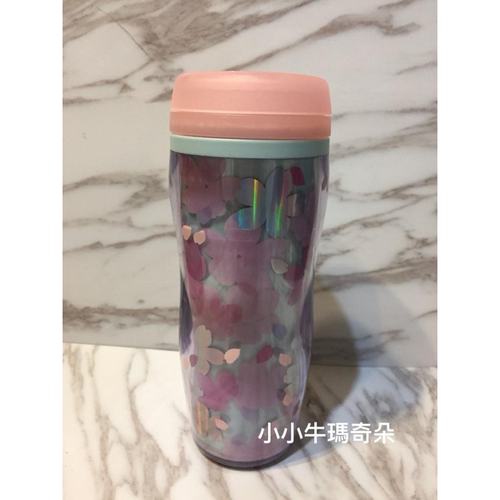 ~小小牛瑪奇朵~全新2019日本Starbucks星巴克限定款櫻花隨行杯-細節圖2