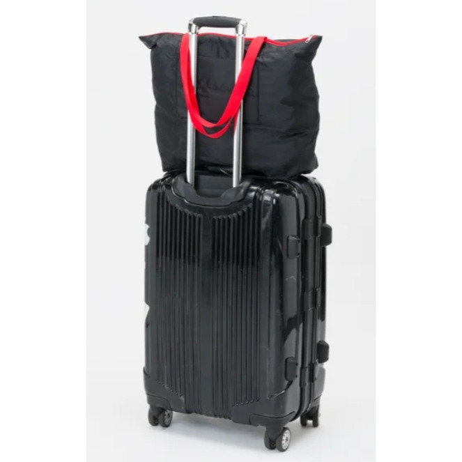 ~小小牛瑪奇朵~JAL日本航空JAPAN AIRLINES  ANA全日空航空 折疊式旅行袋購物袋環保袋-細節圖9