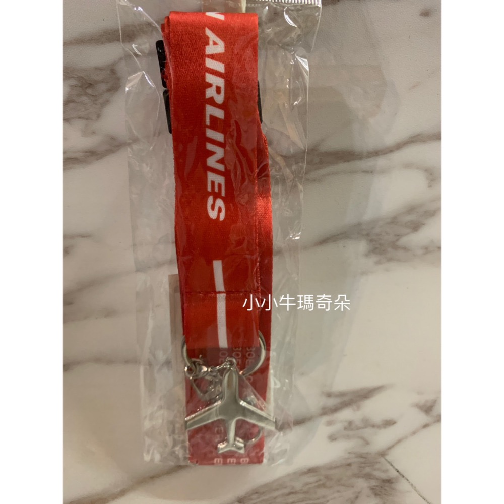 ~小小牛瑪奇朵~JAL日本航空JAPAN AIRLINES 飛機造型證件掛帶 掛繩-規格圖5
