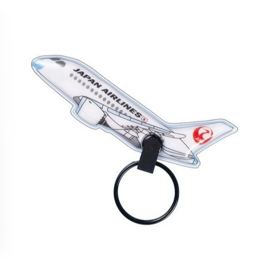 ~小小牛瑪奇朵~JAL ANA  JETSTAR STARFLYER日本航空/全日空/捷星/星悅航空led飛機造型鑰匙圈-細節圖6