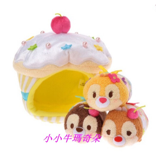 ~小小牛瑪奇朵~2016年東京迪士尼TSUMTSUM限定款蛋糕造型組 唐老鴨與黛西杯子蛋糕組-細節圖9