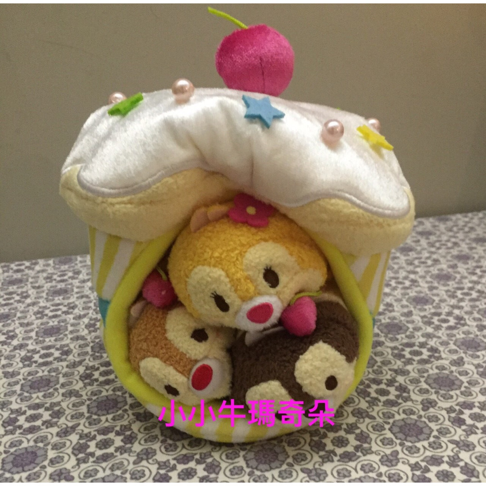 ~小小牛瑪奇朵~2016年東京迪士尼TSUMTSUM限定款蛋糕造型組 唐老鴨與黛西杯子蛋糕組-規格圖10