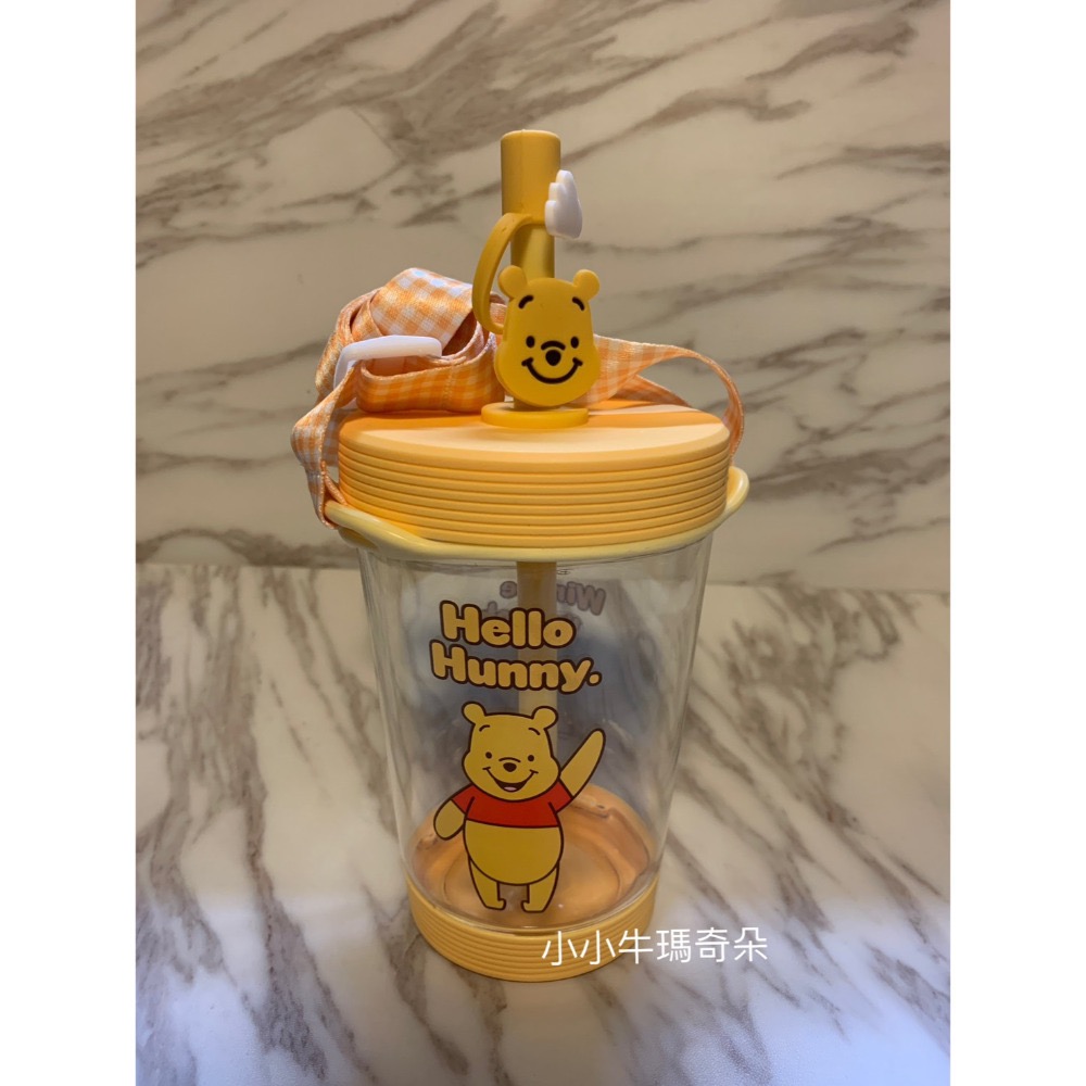 ~小小牛瑪奇朵~韓國大創DAISO迪士尼DISNEY授權商品小熊維尼WINNIE THE POOH隨身壺 水壺-規格圖4