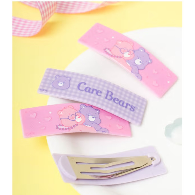 ~小小牛瑪奇朵~韓國大創DAISO & Care Bears彩虹熊 髮夾組-細節圖4