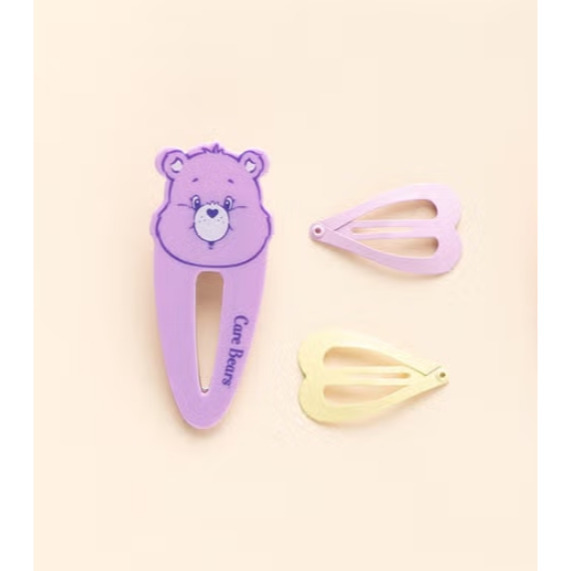 ~小小牛瑪奇朵~韓國大創DAISO & Care Bears彩虹熊 髮夾組-細節圖5