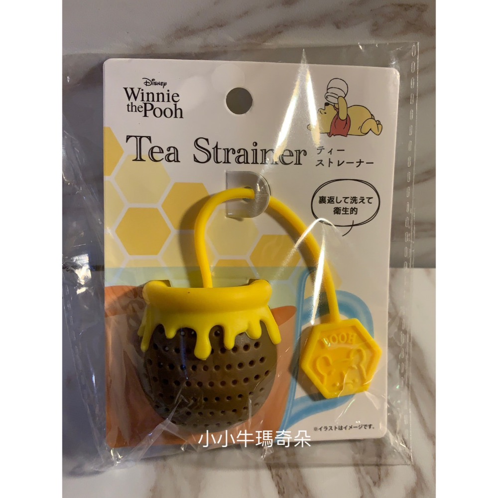 ~小小牛瑪奇朵~迪士尼授權 小熊維尼蜂蜜罐造型泡茶器 濾茶器 咖啡量匙-規格圖4
