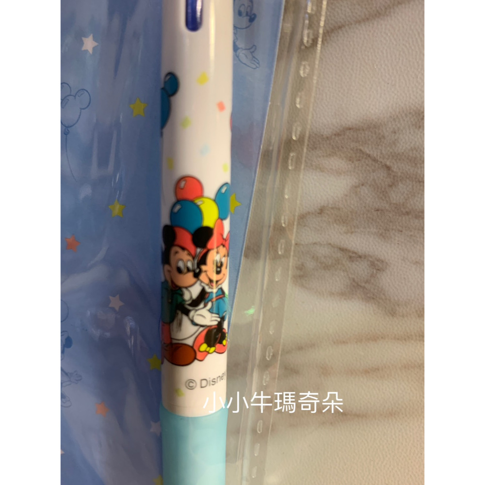 ~小小牛瑪奇朵~迪士尼授權 瑪麗貓 marie & 米奇 米老鼠mickey mouse 0.7mm油性三色筆 黑紅藍-規格圖3