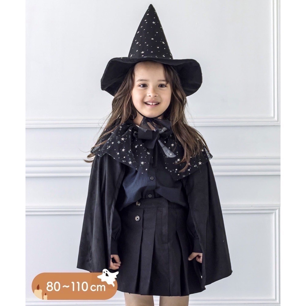 ~小小牛瑪奇朵~2025 日本 3COINS萬聖節系列商品 角色扮演服裝配件 南瓜裝  女巫套裝-細節圖3