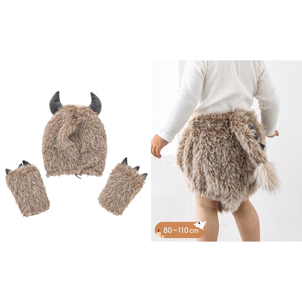 ~小小牛瑪奇朵~2025 日本 3COINS萬聖節系列商品 角色扮演服裝配件 南瓜裝  女巫套裝-規格圖11