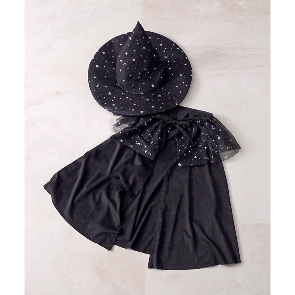 ~小小牛瑪奇朵~2025 日本 3COINS萬聖節系列商品 角色扮演服裝配件 南瓜裝  女巫套裝-規格圖11