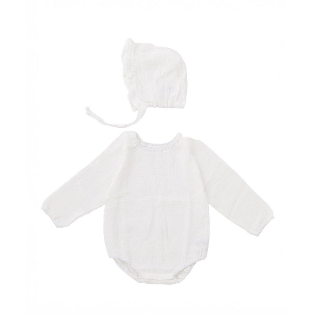 ~小小牛瑪奇朵~日本 3COINS 寶寶系列商品 包屁衣 口水巾 長襪-細節圖7