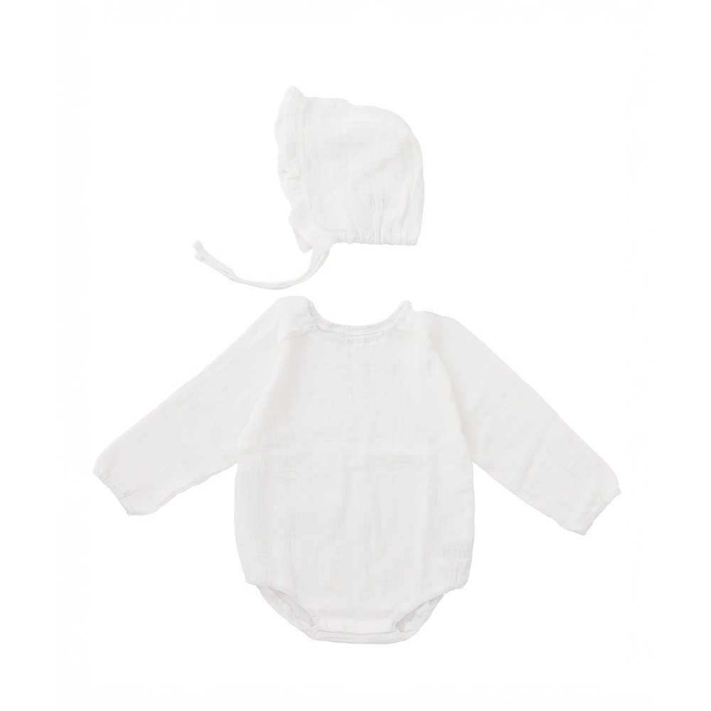 白色包屁衣含帽子