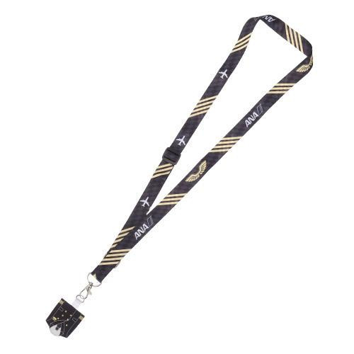 ~小小牛瑪奇朵~ANA全日空航空飛行員 機長制服造型手機掛帶/證件帶/識別證帶-細節圖3