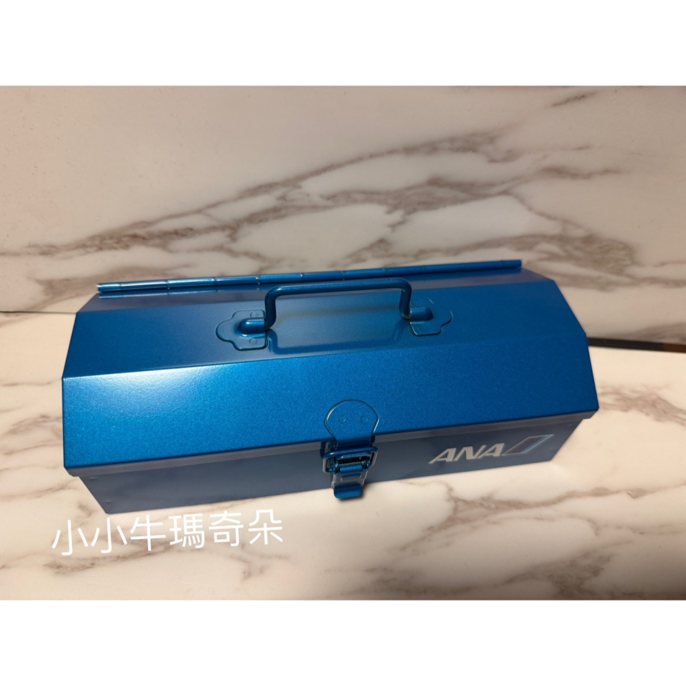 ~小小牛瑪奇朵~ANA日本全日空航空 BLUE BASE限定款商品TOYO STEEL 東洋鋼鐵聯名Y-350工具箱-細節圖2