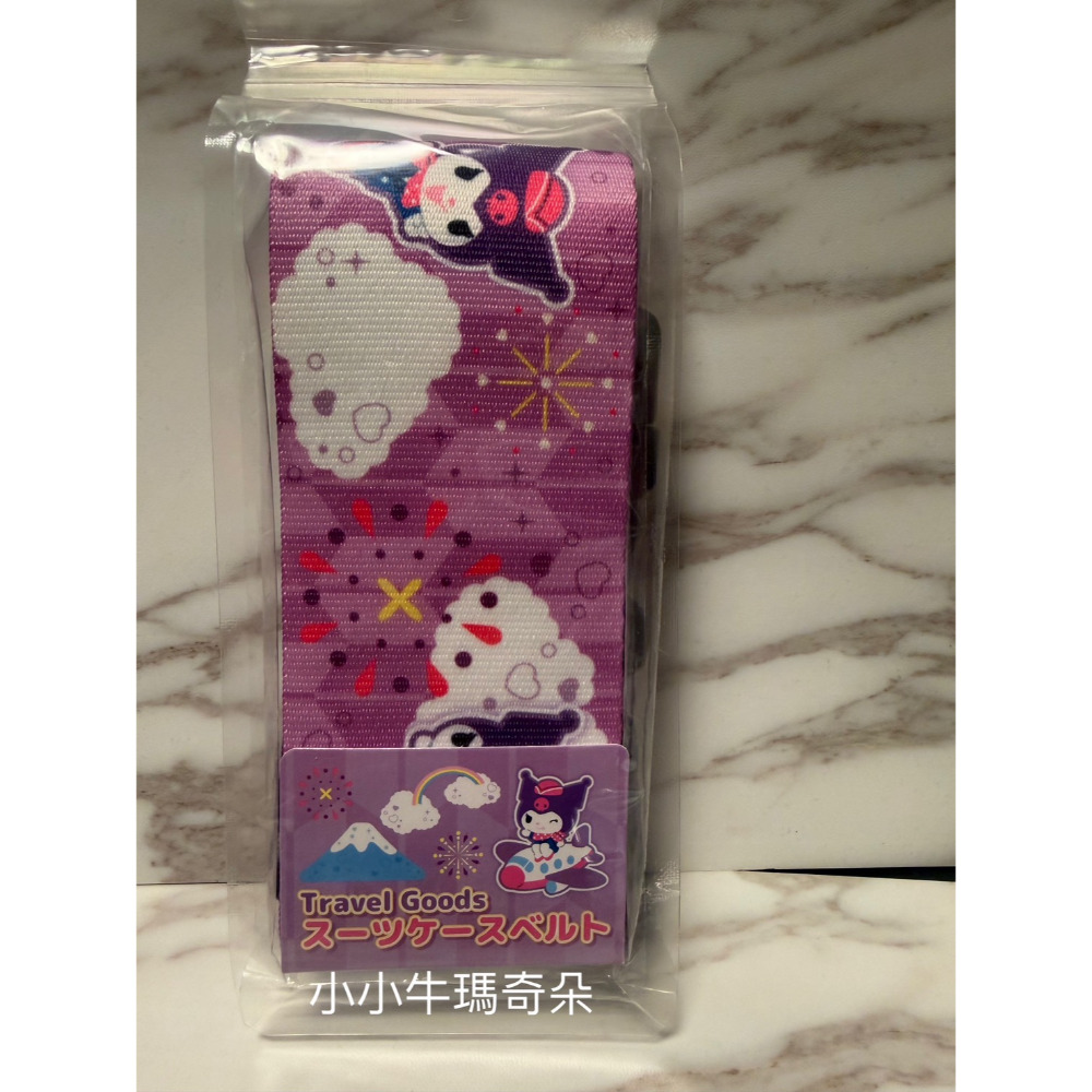 ~小小牛瑪奇朵~SANRIO三麗鷗系列日本意象富士山 花火圖案 行李箱束帶 Hello kitty凱蒂 庫洛米 大耳狗-規格圖7