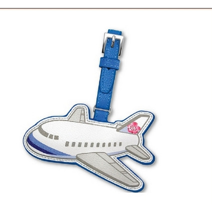 ~小小牛瑪奇朵N~CAL中華航空CHINA AIRLINES 華航 飛機造型皮製行李吊牌 行李掛牌-細節圖2