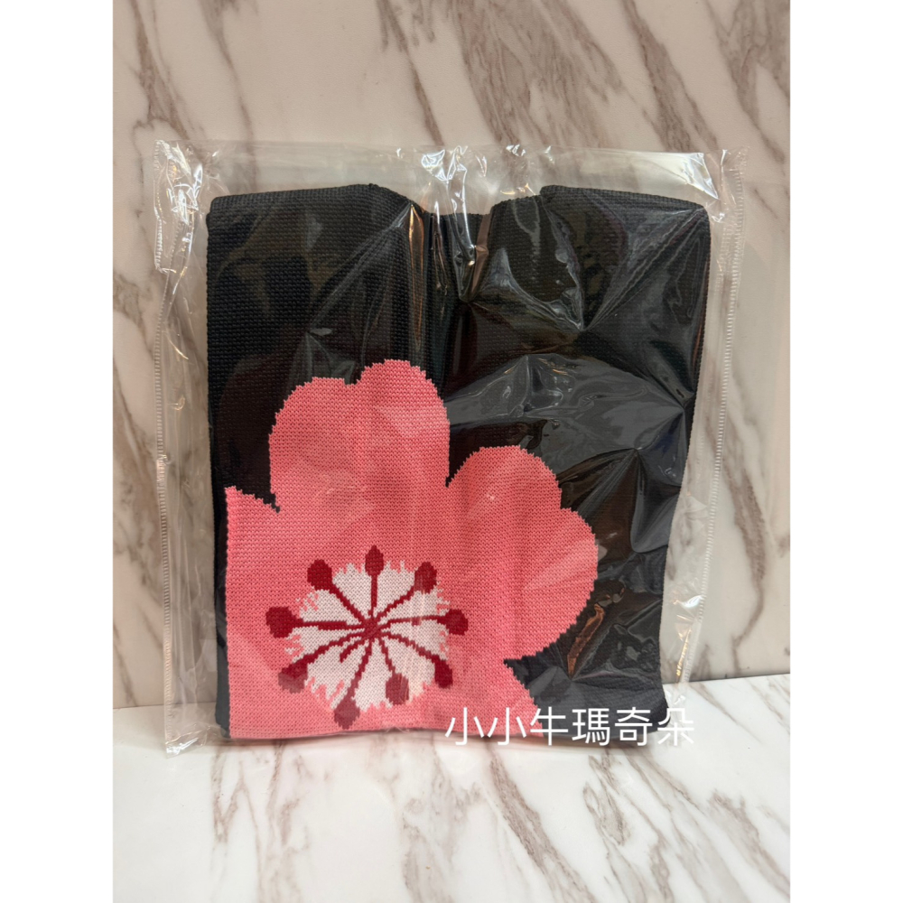 ~小小牛瑪奇朵~CAL中華航空CHINA AIRLINES 華航 梅花 紅梅LOGO 針織手挽袋  馬年福來針織手挽袋-細節圖2