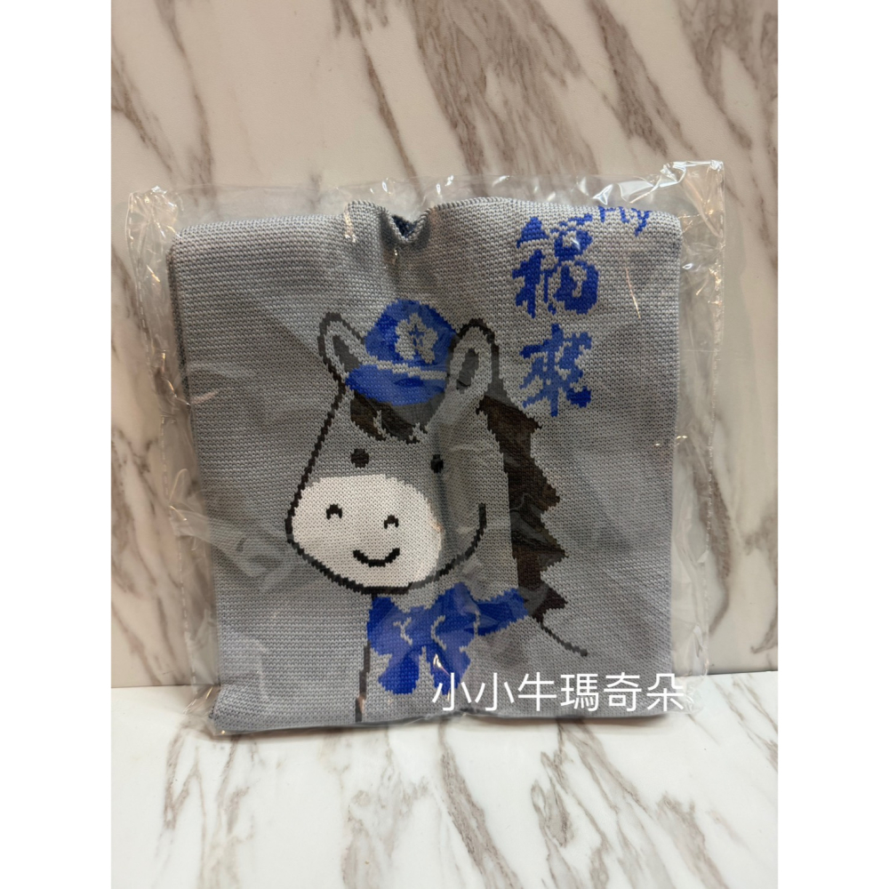 ~小小牛瑪奇朵~CAL中華航空CHINA AIRLINES 華航 梅花 紅梅LOGO 針織手挽袋  馬年福來針織手挽袋-細節圖4