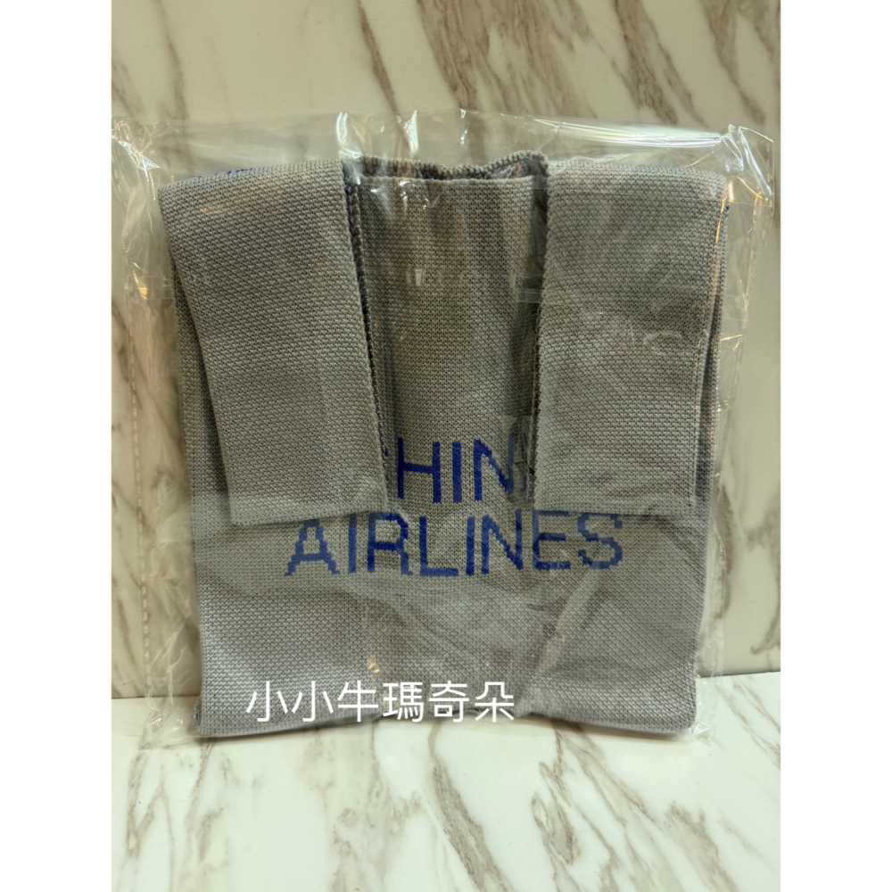 ~小小牛瑪奇朵~CAL中華航空CHINA AIRLINES 華航 梅花 紅梅LOGO 針織手挽袋  馬年福來針織手挽袋-細節圖5